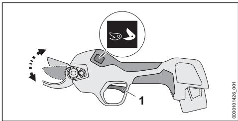 STIHL ASA 20 - Openingswijdte mes instellen - 1
