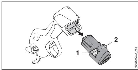 STIHL ASA 20 - Extraction de la batterie - 1
