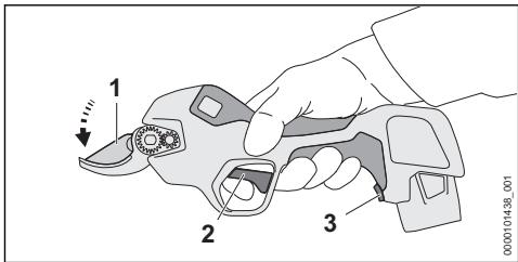 STIHL ASA 20 - Takkenschaar uitschakelen - 1