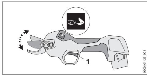 STIHL ASA 20 - Réglage de l'ouverture de la lame - 1