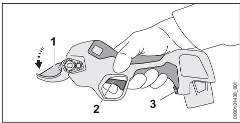 STIHL ASA 20 - Arrêt du sécauteur - 1