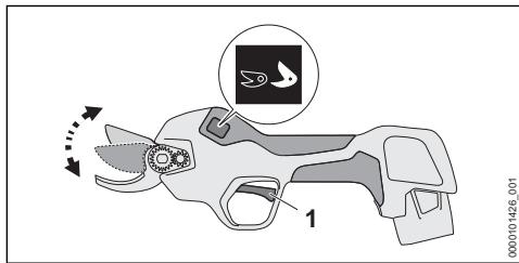 STIHL ASA 20 - Adjusting blade opening width - 1