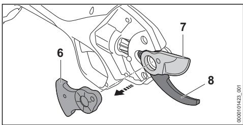 STIHL ASA 20 - Sostituzione della lama - 3