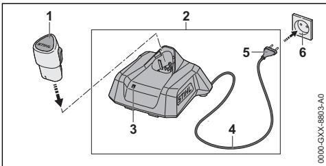 STIHL ASA 20 - Accu laden - 1