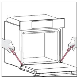ROSIERES RO6 C3B3YTX - SÜTÖN KÍVÜL: az üvegajtó eltávolítása és tisztítása - 8