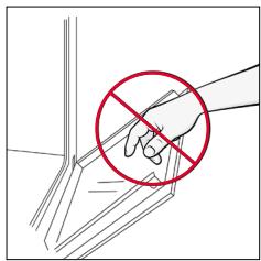 ROSIERES RO6 C3B3YTX - removal and cleaning the glass door - 5