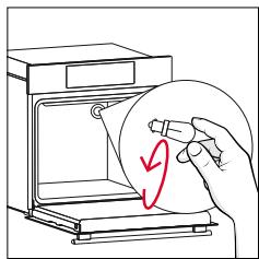 ROSIERES RO6 C3B3YTX - Changing the bulb on top: - 3