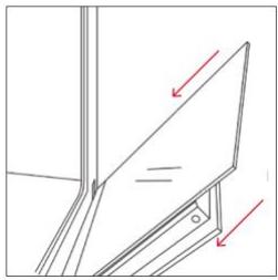 ROSIERES RO6 C3B3YTX - CURĂȚAREA EXTERIORULUI CUPTORULUI: îndepărtarea și curățarea ușii de sticlă - 7