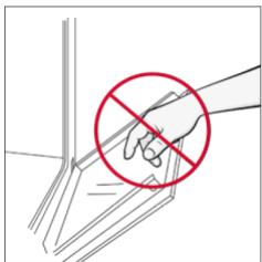 ROSIERES RO6 C3B3YTX - CURĂȚAREA EXTERIORULUI CUPTORULUI: îndepărtarea și curățarea ușii de sticlă - 4