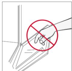 ROSIERES RO6 C3B3YTX - SÜTÖN KÍVÜL: az üvegajtó eltávolítása és tisztítása - 4