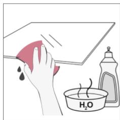 ROSIERES RO6 C3B3YTX - SÜTÖN KÍVÜL: az üvegajtó eltávolítása és tisztítása - 5