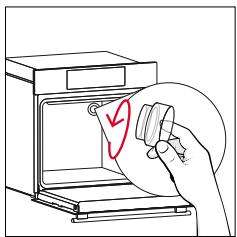 ROSIERES RO6 C3B3YTX - Changing the bulb on top: - 2