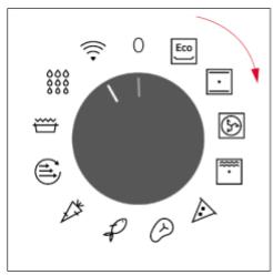 ROSIERES RO6 T3B3YTB NOIR - De bediening op afstand activeren: - 1