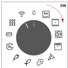 ROSIERES RO6 T3B3YTB NOIR - EIN- UND AUSSCHALTEN DES BACKOFENS - 1
