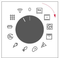 ROSIERES RO6 U3B3YTX INOX - Etäohjauksen aktivointi: - 1