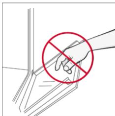 ROSIERES RO6 U3B3YTX INOX - EXTERIOR DO FORNO: remoção e limpeza da porta de vidro - 5