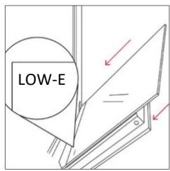 ROSIERES RO6 U3B3YTX INOX - AUSsERHALB DES BACKOFENS: Ausbau und Reinigung der Glastur - 7