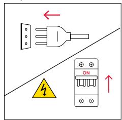 ROSIERES RO6 U3B3YTX INOX - Changing the lateral bulb: - 6