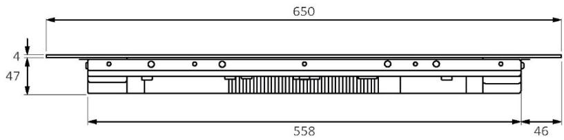 ROSIERES RIF63DCS - PLYTA 65 cm - 2