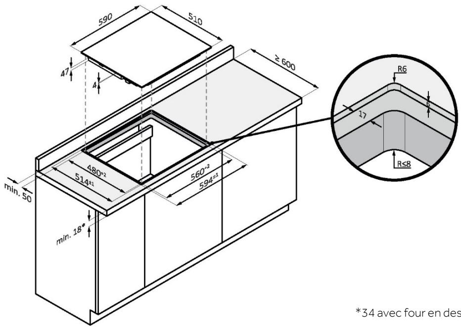 ROSIERES RIF63DCS - SECTIONS - LARGEUR 60 et 65 - 10
