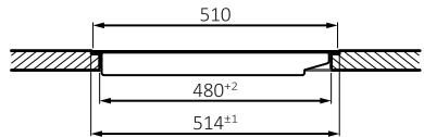 ROSIERES RIF63DCS - STANDARD BUILT-IN MEASUREMENTS 65 TOP - 5