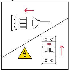 ROSIERES RO6 T5G3YTB - Changing the bulb on top: - 6