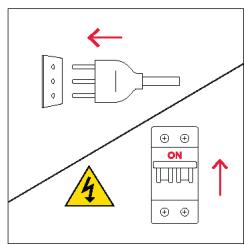 ROSIERES RO6 T5G3YTB - Trocar a lampada no topo: - 6