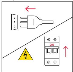 ROSIERES RO6 T5G3YTB - Changing the lateral bulb: - 6