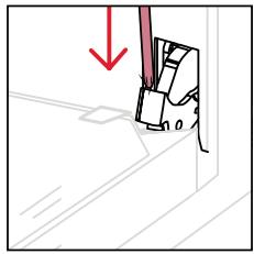 ROSIERES RO6 T5G3YTB - OUTSIDE THE OVEN: removal and cleaning the glass door - 2