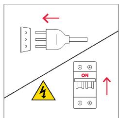 ROSIERES RO6 T5G3YTB - Sostituzione della lampadina in alto: - 6