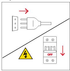 ROSIERES RO6 T5G3YTB - Changement de l'ampoule du haut : - 1