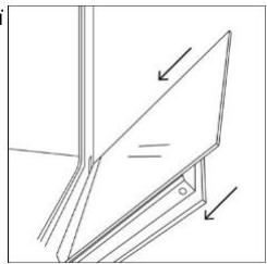 ROSIERES RO6 T3T1CTB1 NOIR - ЗОВНІ ДУХОВОЇ ШАФИ: зняття та очищення скляних дверцят - 7