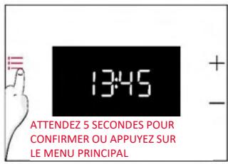 ROSIERES RO6 T3T1CTB1 NOIR - RÉGLAGE DE L'HORLOGE - 3