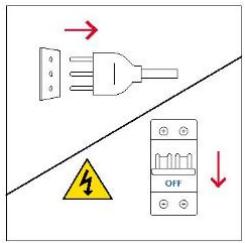 ROSIERES RO6 T3T1CTB1 NOIR - Sostituzione della lampadina in alto: - 1