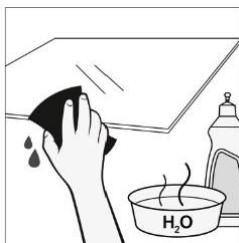 ROSIERES RO6 T3T1CTB1 NOIR - SÜTÖN KÍVÜL: az üvegajtó eltávolítása és tisztítása - 5