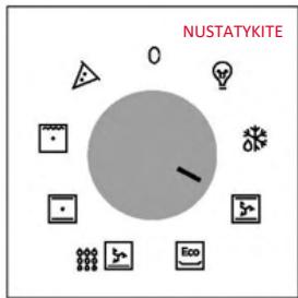 ROSIERES RO6 T3T1CTB1 NOIR - KAIP NUSTATYTI MAISTO RUOŠOS PROGRAMA - 1