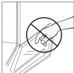 ROSIERES RO6 T3T1CTB1 NOIR - OUTSIDE THE OVEN: removal and cleaning the glass door - 5