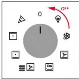 ROSIERES RO6 T3T1CTB1 NOIR - ACCENSIONE/SPEGNIMENTO DEL FORNO - 2