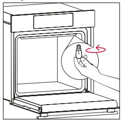 ROSIERES RO6 T3T1CTB1 NOIR - Changing the bulb on top: - 3