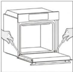 ROSIERES RO6 T3T1CTB1 NOIR - FIRININ DIŞINDA: cam kapağın çıkarılması ve temizlenmesi - 1