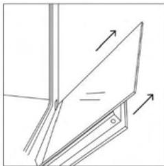 ROSIERES RO6 T3T1CTB1 NOIR - ЗОВНІ ДУХОВОЇ ШАФИ: зняття та очищення скляних дверцят - 3