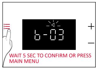 ROSIERES RO6 T3T1CTB1 NOIR - ALARM VOLUME - 3