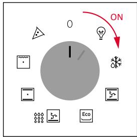 ROSIERES RO6 T3T1CTB1 NOIR - SWITCHING ON/OFF THE OVEN - 1
