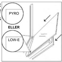 ROSIERES RO6 T3T1CTB1 NOIR - UDEN FOR OVNEN: fjernelse og rengøring af glaslågen - 5