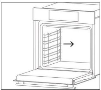 ROSIERES RO6 T3T1CTB1 NOIR - UDEN FOR OVNEN: fjernelse og rengøring af glaslågen - 8