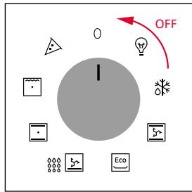 ROSIERES RO6 T3T1CTB1 NOIR - SWITCHING ON/OFF THE OVEN - 2
