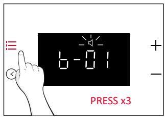 ROSIERES RO6 T3T1CTB1 NOIR - ALARM VOLUME - 1