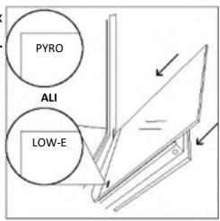 ROSIERES RO6 T3T1CTB1 NOIR - ZUNANJOST PEČICE: odstranitev in čiščenje steklenih vrat - 4
