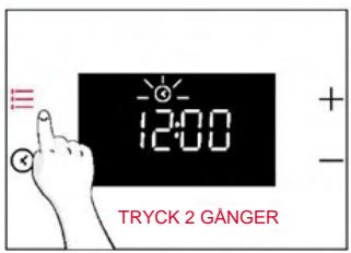 ROSIERES RO6 T3T1CTB1 NOIR - INSTÄLLNING AV KLOCKA - 1