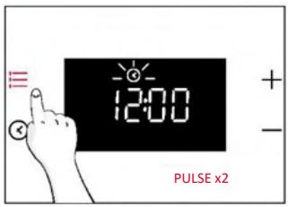 ROSIERES RO6 T3T1CTB1 NOIR - CONFIGURACIÓN DEL RELOJ - 1